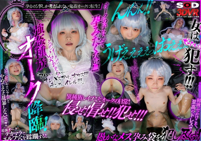DSVR-1341 [VR] VR Monster Reincarnation in Another World When I was reincarnated, I was an unequaled orc, so I playd the play elf I captured until it 